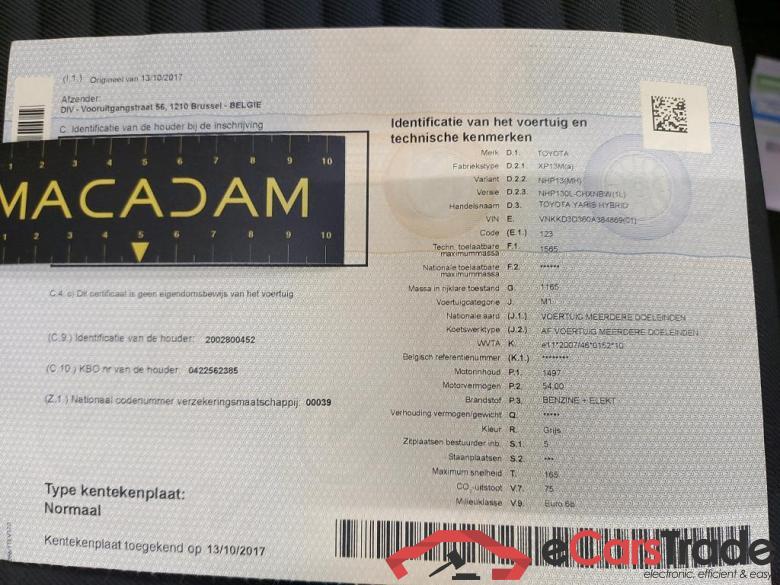 TOYOTA - YARIS 1.5 VVT-i Hybrid 100PK e-CVT Business Plus & Rear Sensors #4