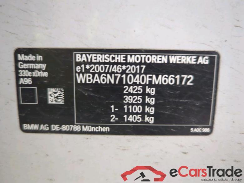 BMW 3-Serie Touring ´18 Baureihe 3 Touring 330 e xDrive Luxury Line 2.0 185KW AT8 E6d #4