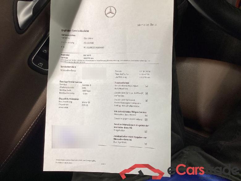 Mercedes CLA SB ´19 CLA -Klasse Shooting Brake CLA 180 d (118.603) 1.5 85KW MT6 E6dT #6