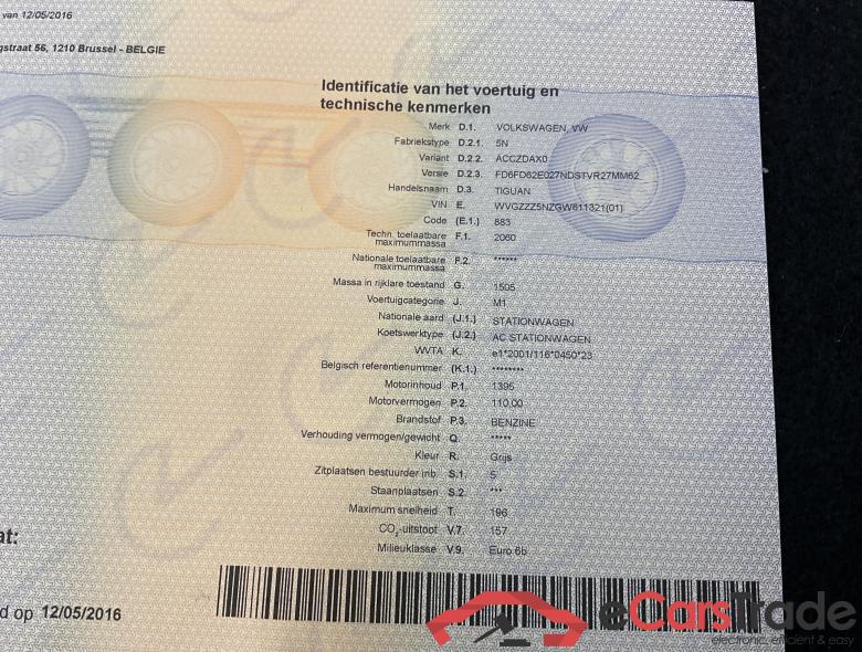 VOLKSWAGEN Tiguan Tiguan Trend & Fun 1.4 TSI BlueMotion Technology 110 kW (150 ch) 6 vitesses DSG #5