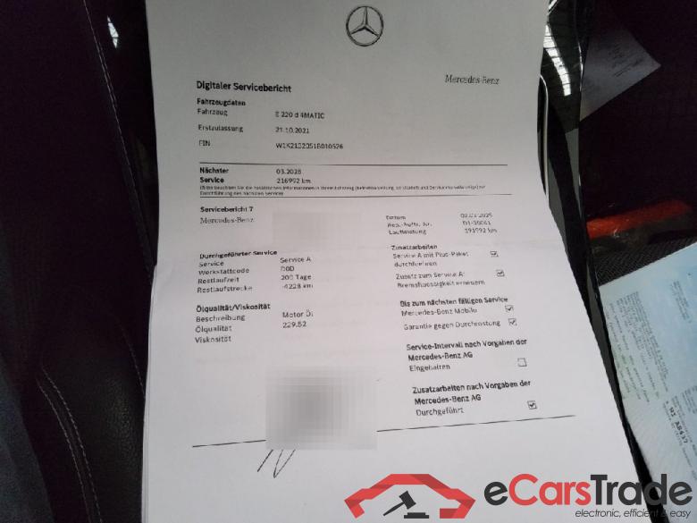 Mercedes E-Class Wagon ´16 E -Klasse T-Modell E 220 d 4Matic (213.205)Avantgarde 143KW AT9 E6d #4