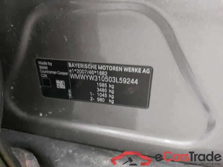 MINI - MIN COUNTRYMAN COOPER 1.5iA 136PK  Pack Docklands & Big Business With Heated Seats  * PETROL * #6