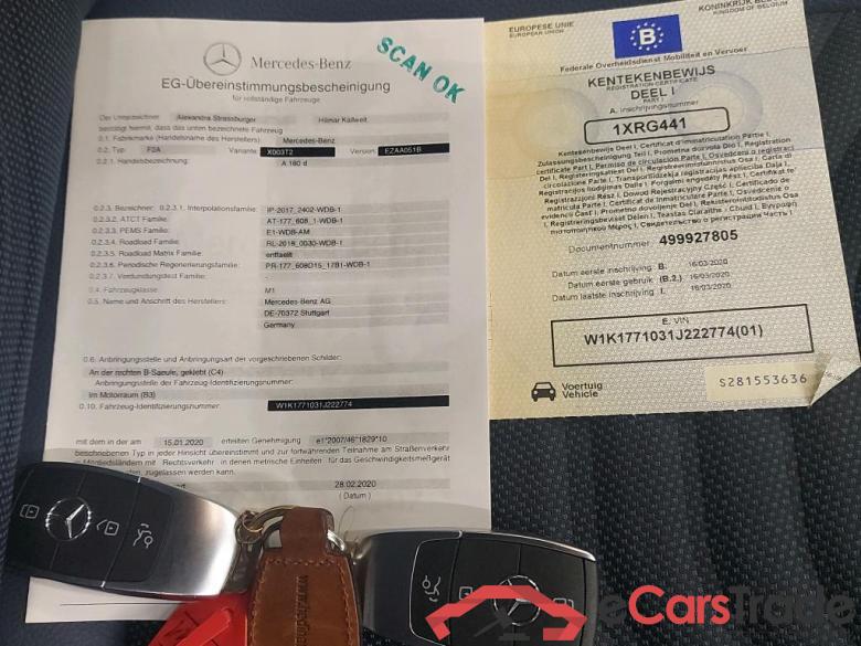 MERCEDES - MER A BERLINE 180 d 116PK DCT Business Solution & Plus Pack #4