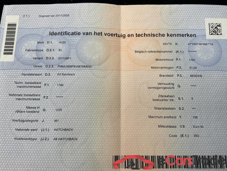 AUDI A3 Sportback Audi A3 Sportback Attraction 1.2 TFSI  81(110) kW(ch) 6 vitesses #6