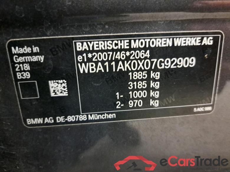 BMW - BMW 2 GRAN COUPE 218i 140PK Advantage Pack Travel & Business Pack With Sport Seats & PDC Front & Rear * PETROL * #6