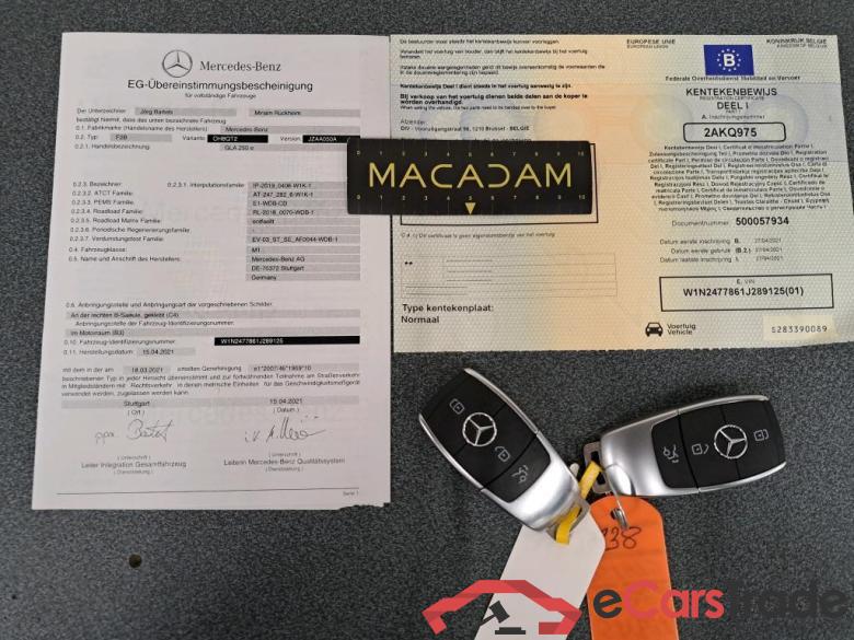 MERCEDES - MER GLA 250e 218PK DCT Business Solution & Pano Roof  * HYBRID * #4