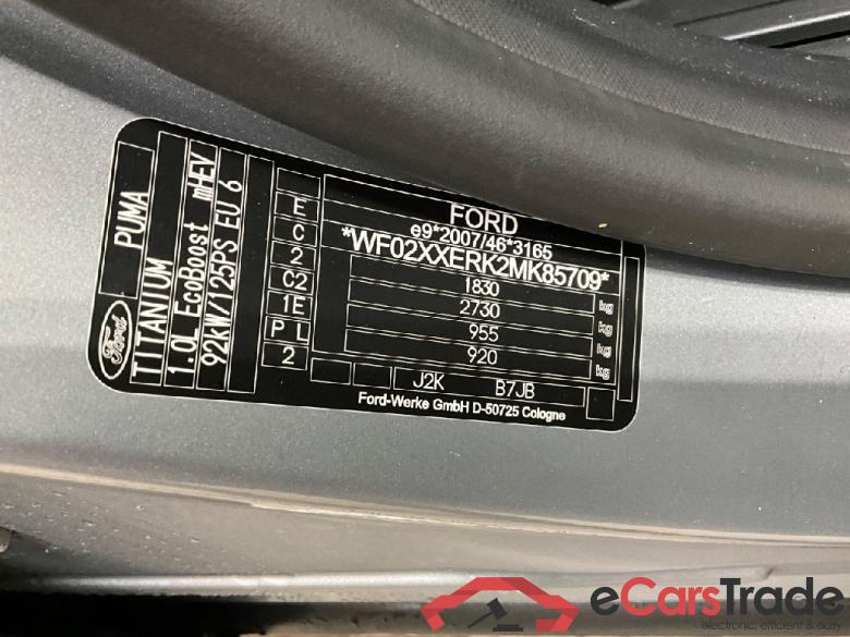 Ford Puma ´19 FORD Puma 1.0 EcoBoost Hybrid Aut. TITANIUM 5d 92kW #5