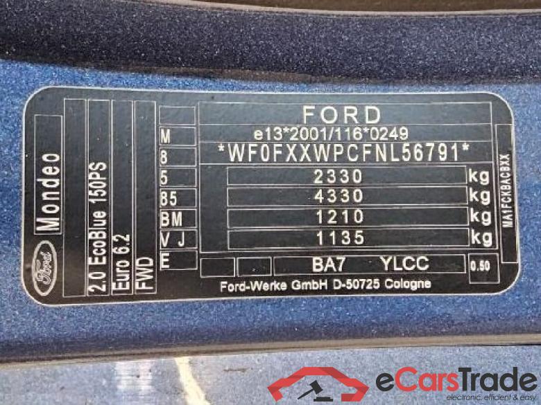 Ford Mondeo Wagon ´14 FORD Mondeo Turnier 2.0 EcoBlue Aut. ST-Line 5d 110kW #5