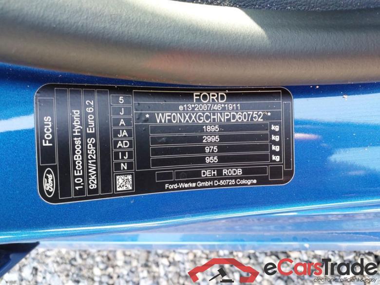 FORD Focus BERLINA 1.0 Ecoboost MHEV 92KW (125CV) S6.2 [2023. ST Line #5