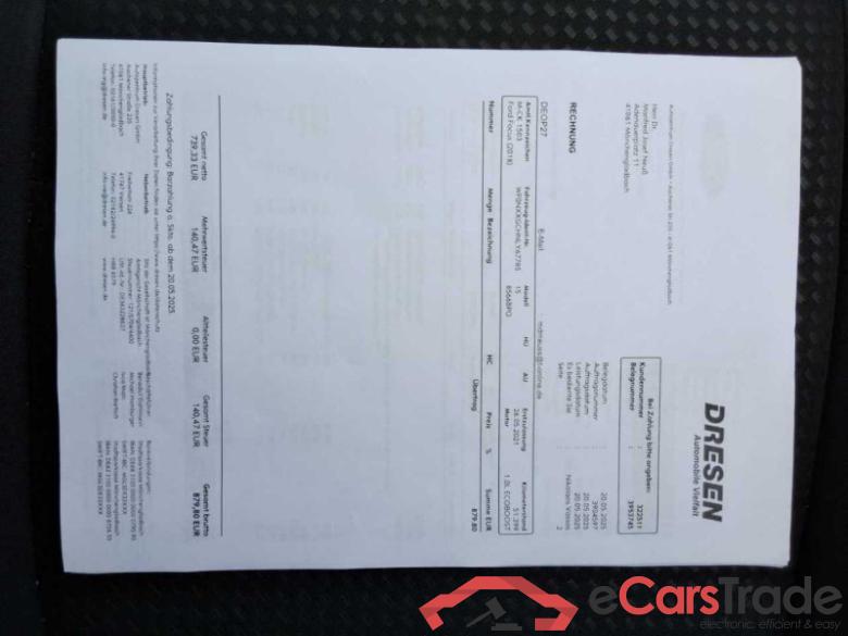 Ford Focus Lim. (CGE)(2018->) DE - LimS5 1.0 EcoBoost EU6d-T, ST-Line Start/Stopp (EURO 6d-TEMP), 2018 - 2021 #3