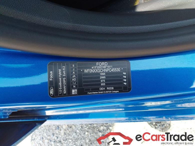 FORD Focus BERLINA 1.0 Ecoboost MHEV 92KW (125CV) S6.2 ST Line #5