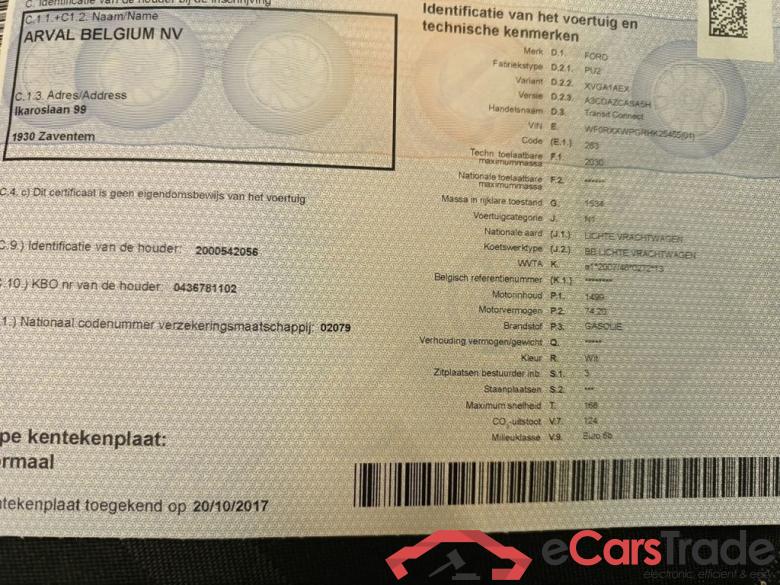 Ford Transit Connect 1.5 TDCi 75kW (T200) Trend 4d !! technical issues !! rolling car #4