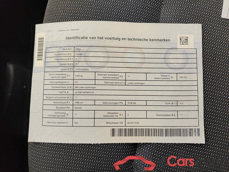 Opel Combo 1.5 Turbo 75kW 2.3T L2H1 Edition 4d #4