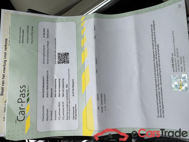 AUDI e-tron Sportback E-Tron 71 kWh 50 Sportrback Quattro S line #5