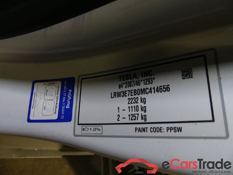 TESLA Model 3 Langstreckenbatt. Allradantrieb Dual Motor 4d 366kW #5