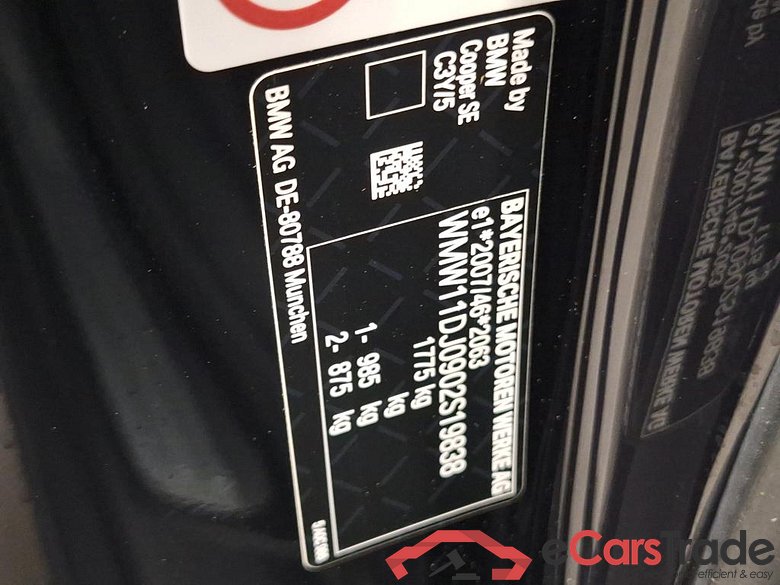 MINI - MIN COOPER SE 184PK Pack Driving Assistant Plus & Classic Trim With Punch Leather & Connected Nav & Comfort Plus & Transparent Sunroof  * ELECTRIC * #6