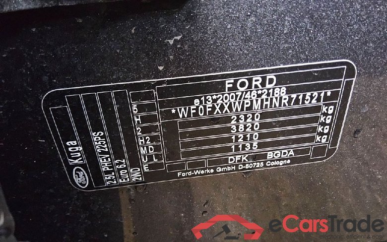 Kuga Plug-In Hybrid Titanium 2.5 165KW ATV E6d #5