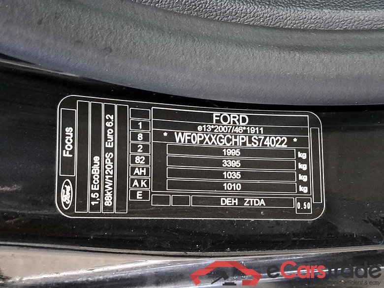 FORD - FOR FOCUS CLIPPER EcoBlue 120PK AT Vignale With Windsor Leather & Openable Pano Roof #6