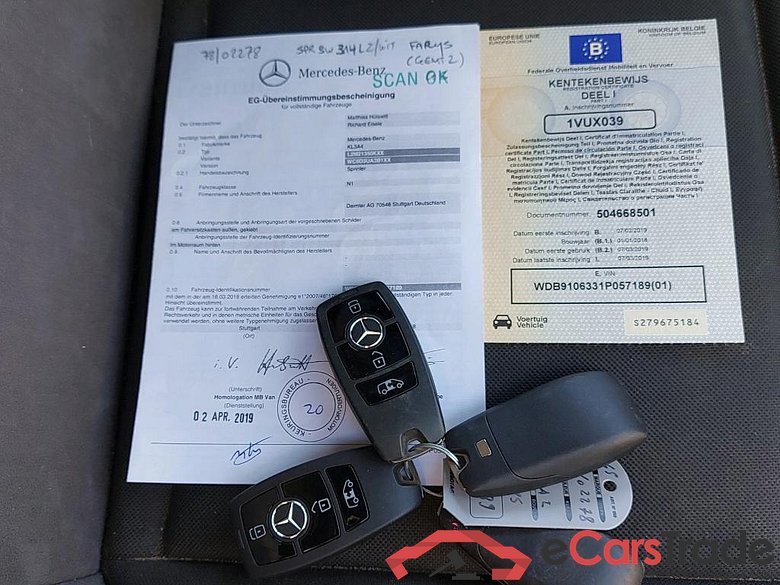 MERCEDES - MER SPRINTER B/F 314 CDI GB L2 FWD Functional 3.5T 143PK 9G-Tronic  With High Roof & Rear Camera #4