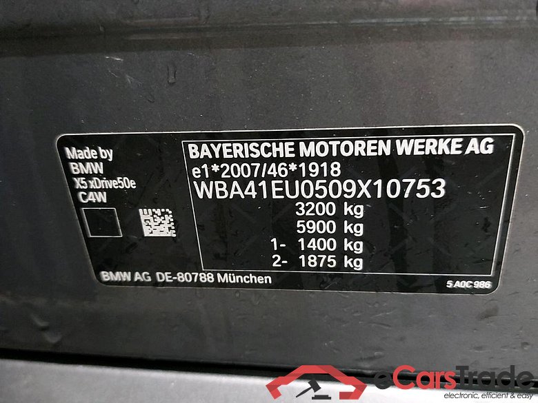 BMW - BMW X5 xDrive50e 489PK M Sport & Pack Innovation & Travel & Heated Front & Rear Seats & Driving Assistent & Harman Kardon & 21Inch & Pano Roof & Parking Assistant Pro & Towing Hook    * HYBRID * #6