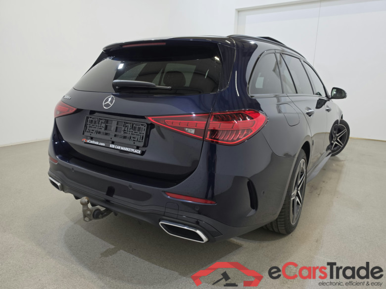 Mercedes C 300e Plug-In Hybrid AMG Night Aut. Pano LED-Digital Head-Up Widescreen Ambient Navi Sport-Leather KeylessGo Camera 360 Klima PDC ... #4
