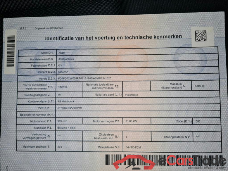 AUDI A3 SPORTBACK 1.0 30 TFSI 81KW S TRONIC ADVAN. BUS. ED #4