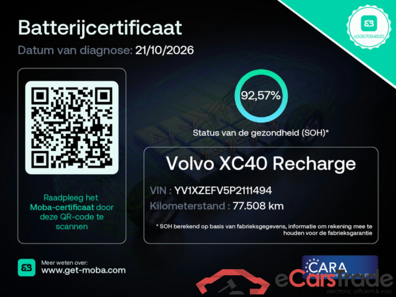 VOLVO XC40 RECHARGE CORE #6