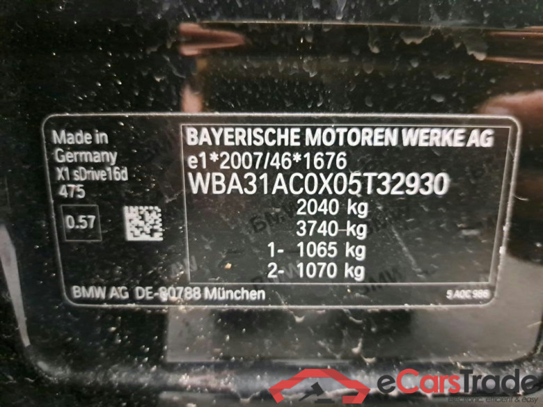 BMW - BMW X1 sDrive16dA 116PK Advantage Pack Business & Park Assist & Removable Trailer Hook #6