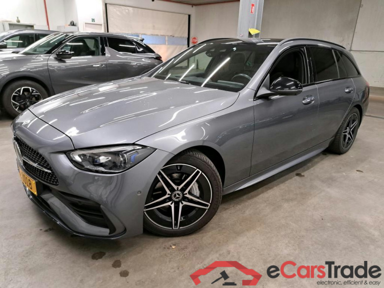 MERCEDES - MER C BREAK 220 d 200PK DCT AMG Line Pack Premium Plus & Driving Assistance Plus & Winter Pack & Night & Burmester 3D & Pano Roof &  Towing Hook